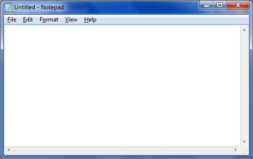 Notepad for Windows